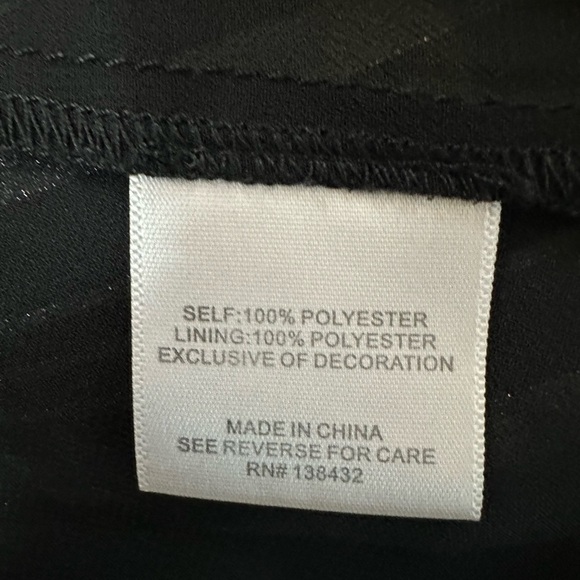 ModCloth Black Accentuated Ease Floral Metallic High Neck Long Sleeve Blouse, 4X - Picture 2 of 11